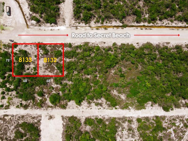 RE/MAX real estate, Belize, Ambergris Caye, Double lot sale at MAJOR Intersection near Secret Beach